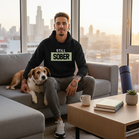 Load image into Gallery viewer, Still Sober Hoodie — Minimalist Recovery Statement