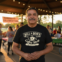 Load image into Gallery viewer, One Cup at a Time Vintage Badge Tee